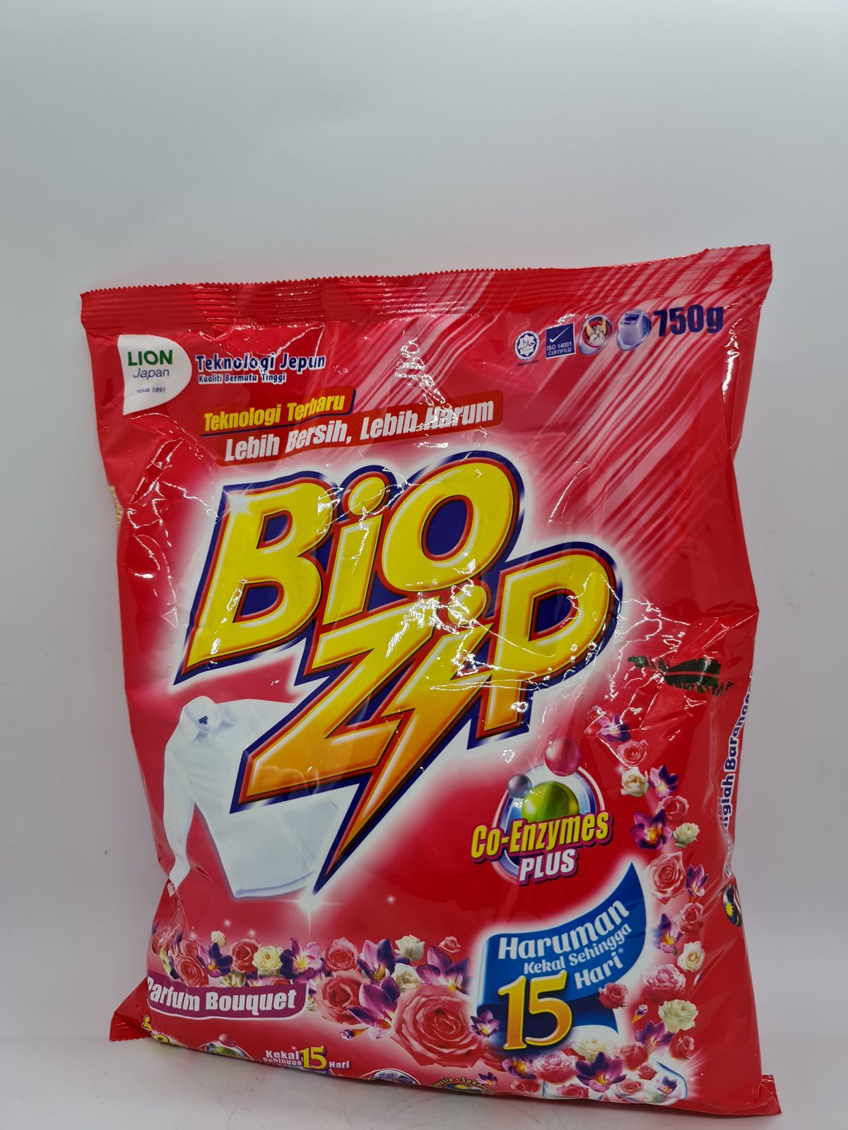 BIOZIP DETERGENT POWDER PERFUME BOUQUET 750g Gular Mart