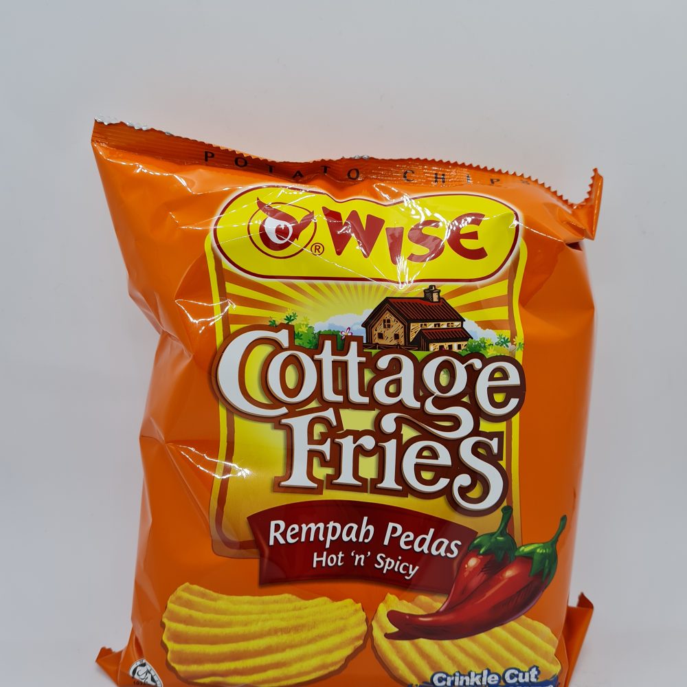 WISE COTTAGE FRIES HOT N SPICY CRINKLE CUT POTATO CHIPS 65GRMS Gular Mart
