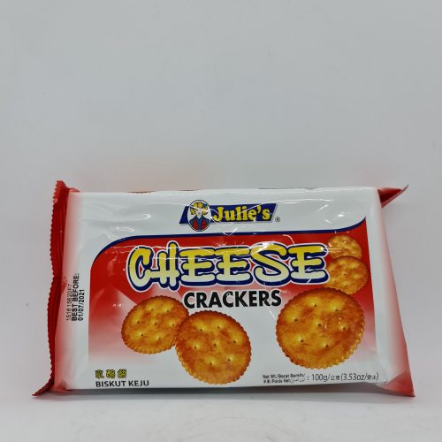 JULIE’S CHEESE CRACKERS 100G – Gular Mart